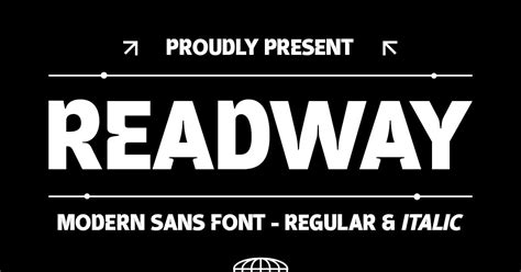 Readway Modern Sans Font Sans Serif Ft Font And Display Envato