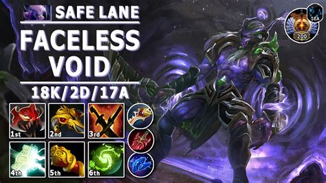 Faceless Void Safe Lane Carry 7 31b Pos 1 FV Guide Dota 2