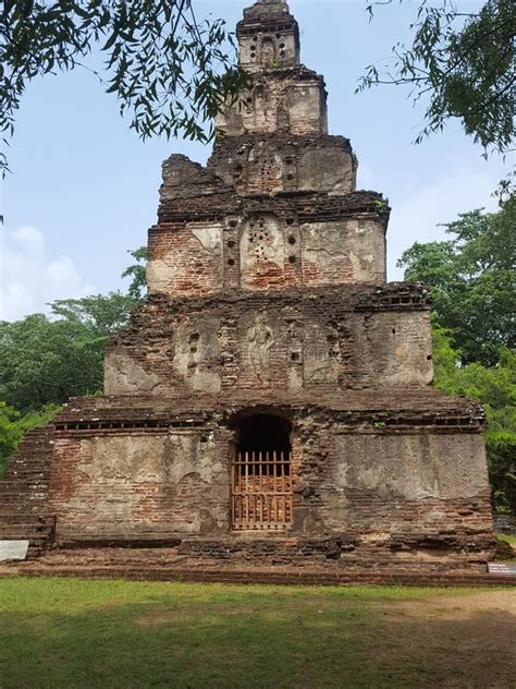 Polonnaruwa temple stock photo. Image of carve, stone - 52062044