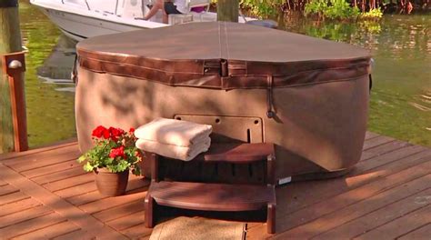 This Intimate 2-Person Hot Tub Saves Tons Of Space On Your Patio or Deck