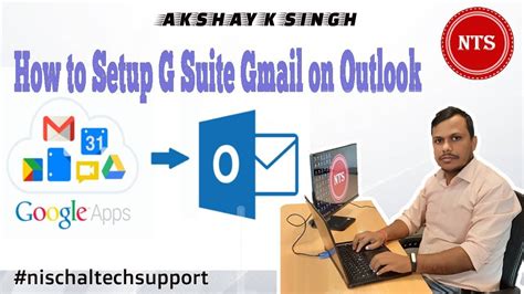 How To Setup G Suite On Outlook Ii How To Configure The Outlook Using G