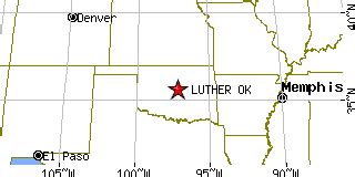 Luther, Oklahoma (OK) ~ population data, races, housing & economy