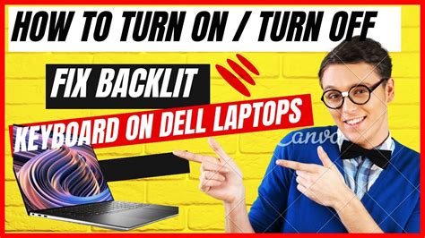 How To Turn On Turn Off Fix Backlit Keyboard On Dell Laptops