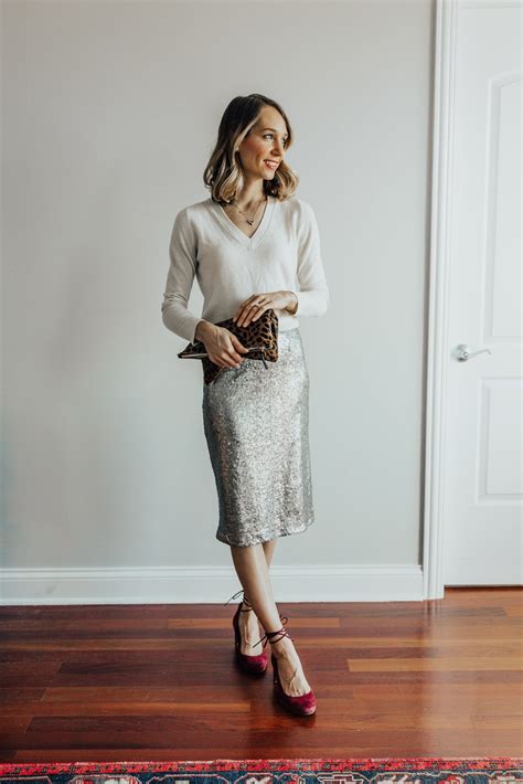 Fashion How To Wear A Sequin Skirt Treasured Valley