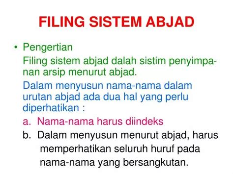 Contoh Sistem Abjad Dalam Kearsipan Prosedur Penyimpanan Arsip Dengan