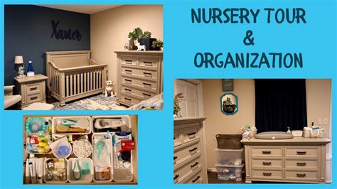 Nursery Tour And Organization Tips Youtube