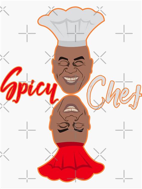 Ainsley Harriott Red And White Cap Spicy Chef Text Cool Drawing