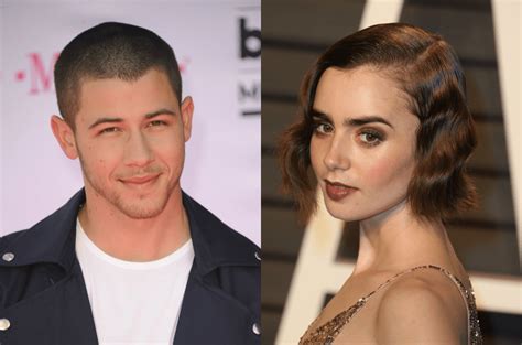 Nick Jonas And Lily Collins Are Maybe Dating Stylecaster