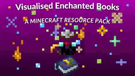 Visualised Enchanted Books A Minecraft Resource Pack Youtube