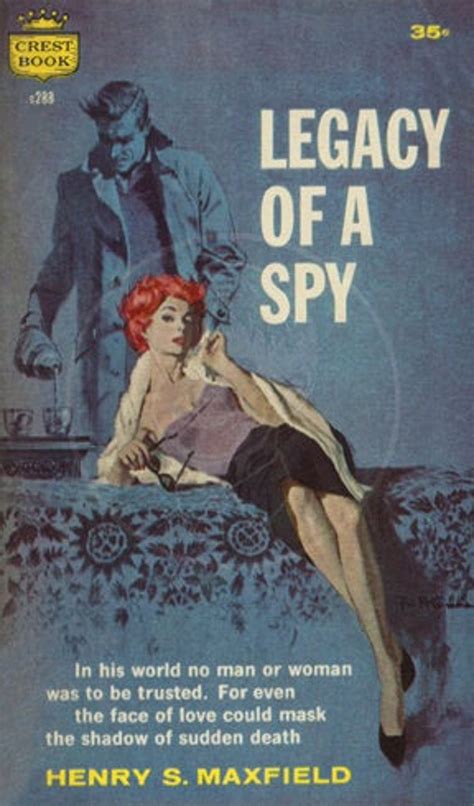 Legacy Of A Spy 10x17 Giclée Canvas Print Of A Vintage Pulp Etsy