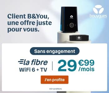 Bon plan Bouygues Telecom propose une série spéciale Bbox Fibre à