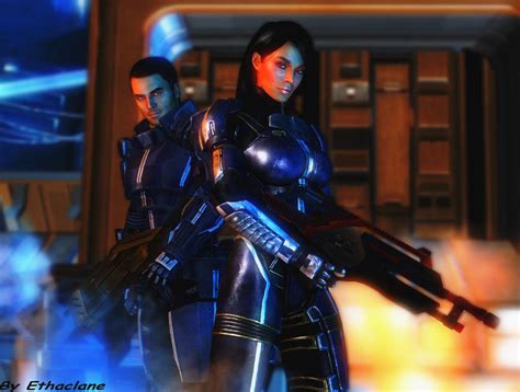 Mass effect wallpaper 13 - Kaidan and Ashley by ethaclane on DeviantArt