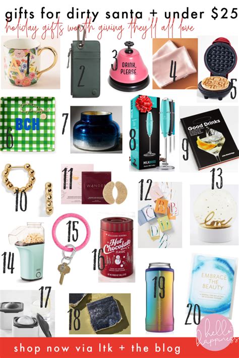 The Best Dirty Santa Gifts Under 25 Nd 50 Hello Happiness