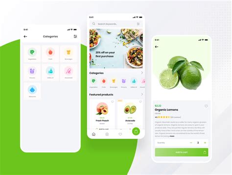 Big Cart Healthy Food App UI Kit