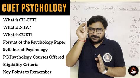 Cuet Ma Msc Psychology Exam Common University Entrance Test Psychology Syllabus Format