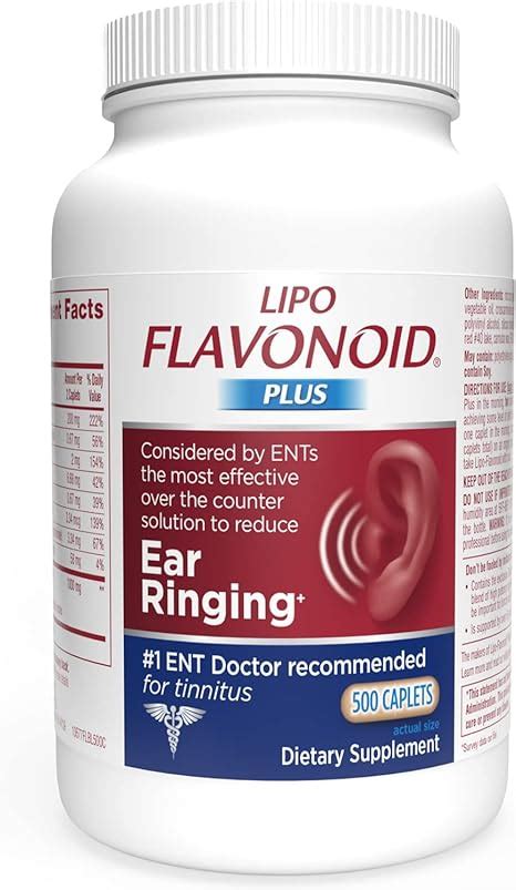 Lipo Flavonoid Plus Tinnitus Relief For Ringing Ears Otc