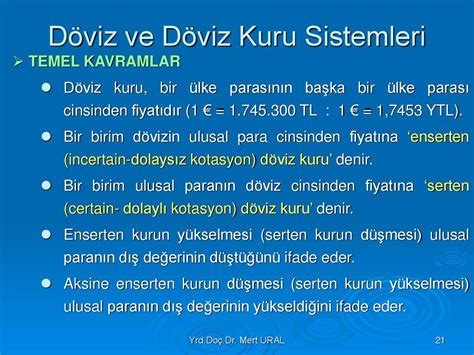 Dış Denge İç Denge ve Döviz Kuru Sistemleri ppt indir