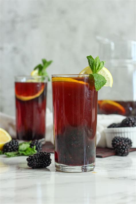 Blackberry Sage Mint Iced Tea My Eager Eats