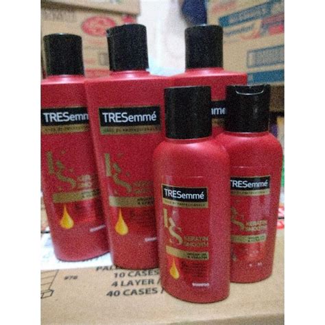 Jual Sampo Tresemme Keratin Smooth Dan Hair Fall Control 170ml Dan 70ml