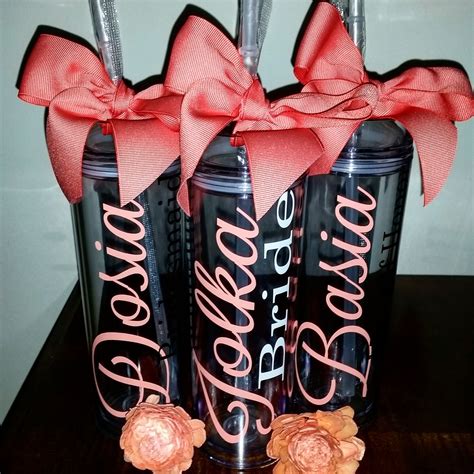 Personalized Tumbler Bridesmaid T Tbride T