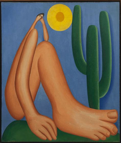 Abaporu Tarsila Do Amaral Leo Sobre Tela Cm X Cm