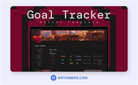 Best Notion Goals Tracker Templates Notioniers