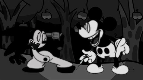 Fnf Remake Mirror Mode But Oswald And Mickey Mouse Sings It Youtube