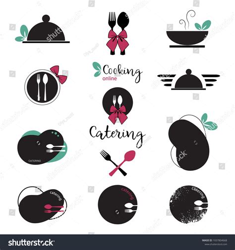 Cooking Logo Elements Vector Cooking Logo Stock Vector Royalty Free