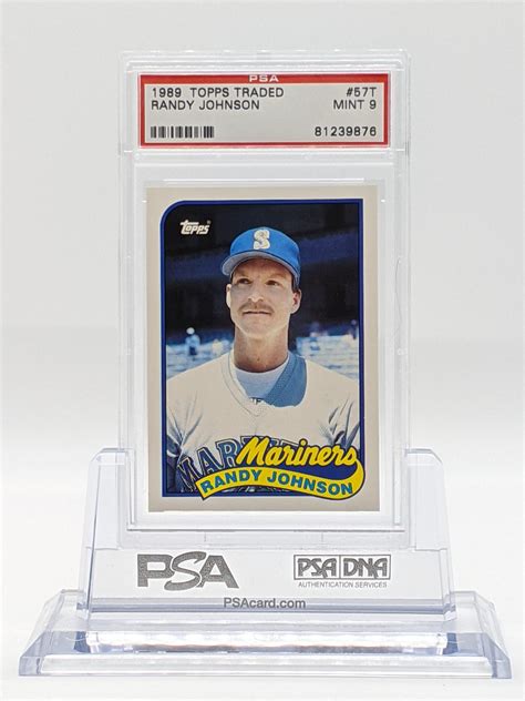 Topps Traded Randy Johnson Rookie Card T Psa Mint Hall Of