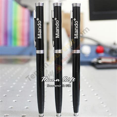 Jual Pen Paku Metal Pulpen Stainless Custom Laser Grafir Logo Nama Besi