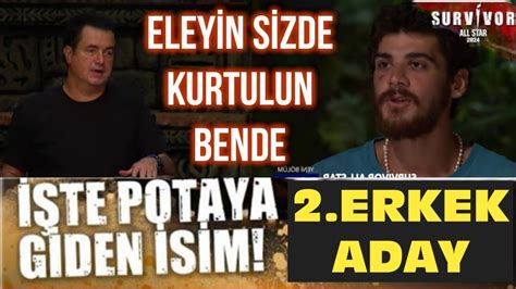 SURVİVOR ALLSTARDA İKİNCİ ERKEK ELEME ADAYI BELLİ OLDU ADAY RESMEN