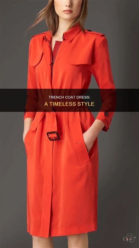 Trench Coat Dress A Timeless Style Shunvogue
