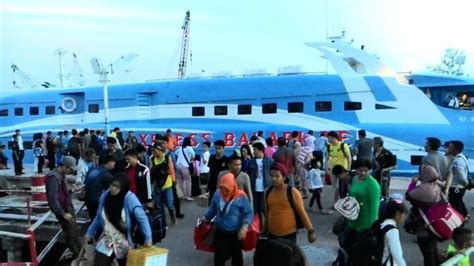 Kapal Cepat Express Bahari Kurangi Jadwal Pelayaran Menjadi Tiga Kali