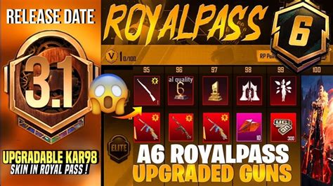 A6 Royal Pass 1 To 100 RP Rewards Full HD A6 Royal Pass Leaks Pubg