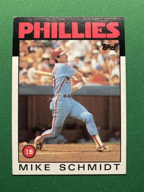 Topps Mike Schmidt Hof Philadelphia Phillies Carte De Baseball