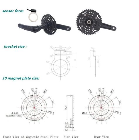 Electric Bicycle Bz C Pas System Pedal Assistant Sensor Emotoer