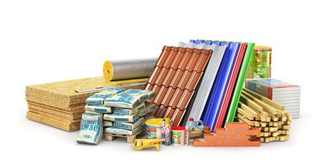 Set Of Construction Materials Stock Photo Download Image Now Istock