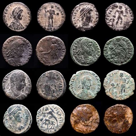 Imperio Romano Lot Comprising Eight Ae Coins Antoninianus Follis