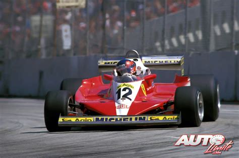 Gilles Villeneuve Ferrari T Gp Canada Isla Notre Dame