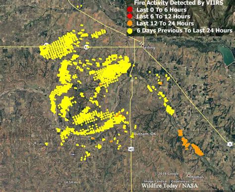 Rhea Fire In Oklahoma Grows To 241000 Acres Wildfire Today