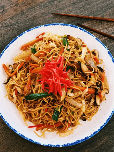 Yakisoba Japanese Fried Noodles 20 Minutes Tiffy Cooks