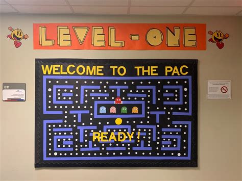 Ra Pacman Bulletin Board In Up Bulletin Board Goals Bulletin