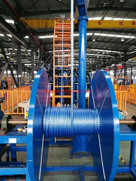 8 12 Strand Braid UHMWPE High Performance Mooring Rope Marine Industry