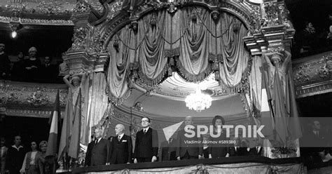 Giulio Andreotti And His Wife Livia At The Opera House Sputnik Mediabank