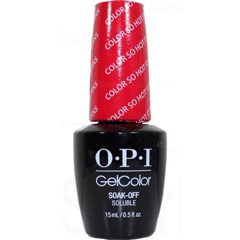 OPI Gel Color Color So Hot It Berns By OPI Gel Color GCZ