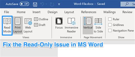 How To Fix When Word Opens In Read Only Mode