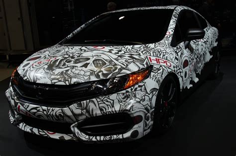 Modified 2014 Honda Civic Coupes Hit 2013 Sema Show Motor Trend Wot