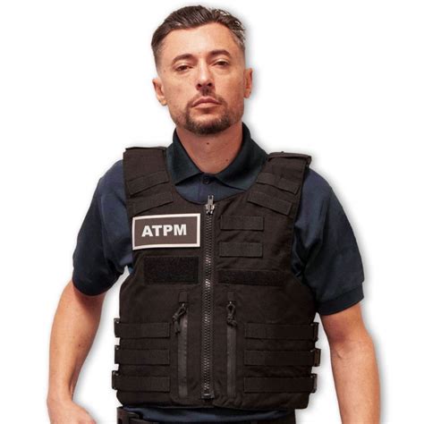 GILET PARE BALLES FULL TACTICAL ATPM NOIR UniformPro