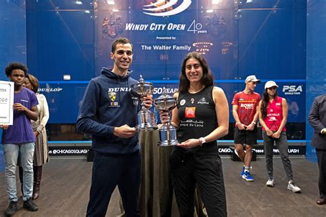 World No S Farag And El Sherbini Claim Windy City Open Titles Psa