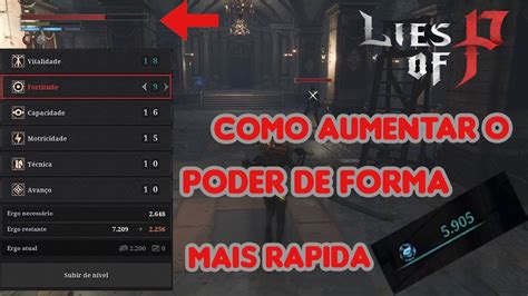 LIES OF P COMO AUMENTAR O PODER DE FORMA MAIS RÁPIDA EM MENOS DE 1 HORA